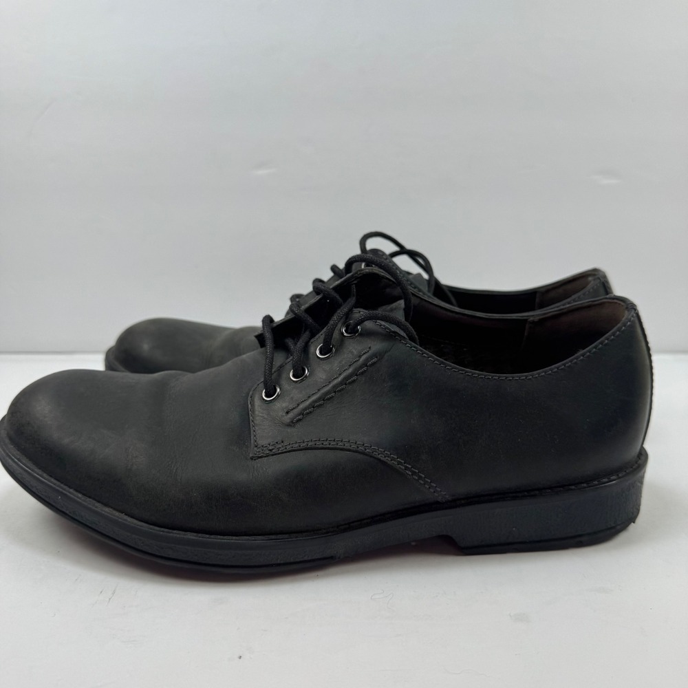 Clarks Mens Tilden‎ Walk Black Leather Derby Shoes Size 8 M 261277417070
